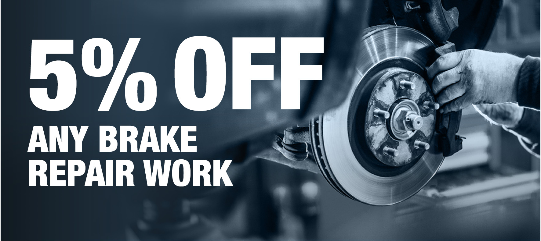 Save 5% on Brake Repair Work at Formula One Autocentres